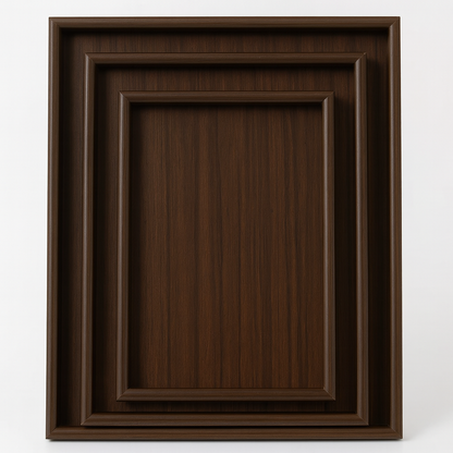 3 Pcs Wooden Tray Set – Dark Wood Finish