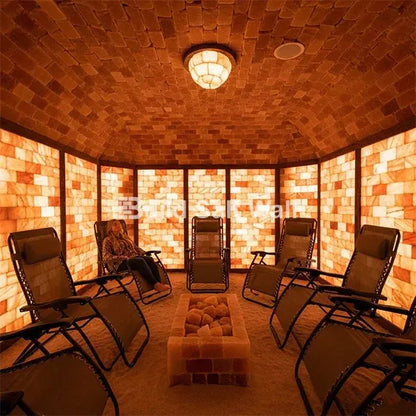 Himalayan Salt Bricks 8" x 4" x 2" - Pack of 100 with 3 Salt Adhesive