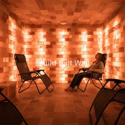 Himalayan Salt Bricks 8" x 4" x 2" - Pack of 100 with 3 Salt Adhesive