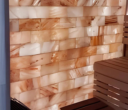 Himalayan Pink Salt Tiles 8" x 4" x 1" –  Pack of 10