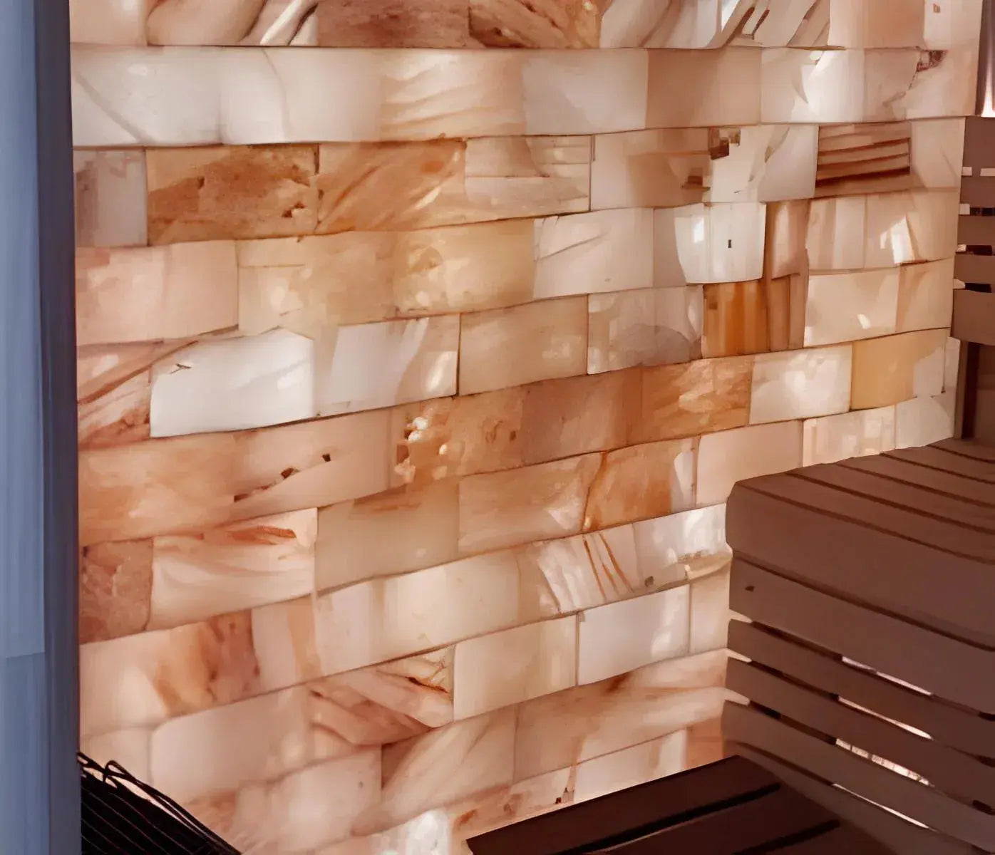 Himalayan Pink Salt Tiles 8" x 4" x 1" - Pack of 20