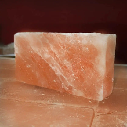 Himalayan Salt Bricks 8" x 4" x 2" - Pack of 100 with 3 Salt Adhesive