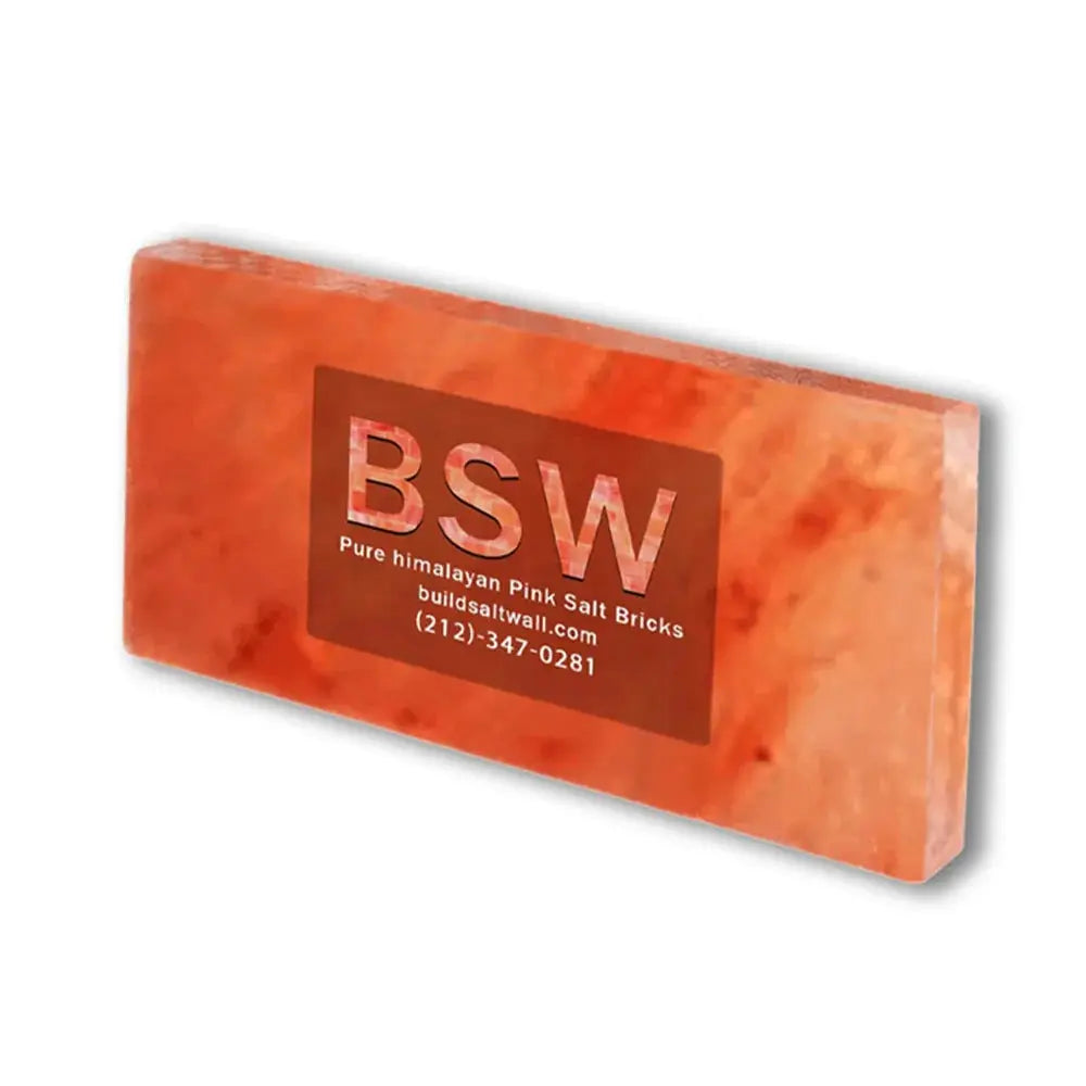 Himalayan Pink Salt Tiles - 8" x 4" x 1" Single