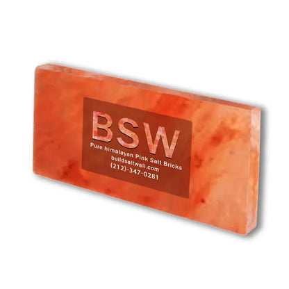 Himalayan Pink Salt Tiles - 8" x 4" x 1" Single