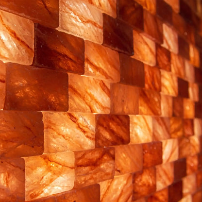 Himalayan Pink Salt Tiles 8" x 4" x 1" – Pack of 30