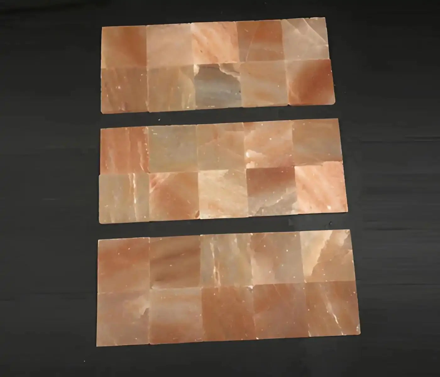 Himalayan Pink Salt Tiles 8" x 4" x 1" - Pack of 20