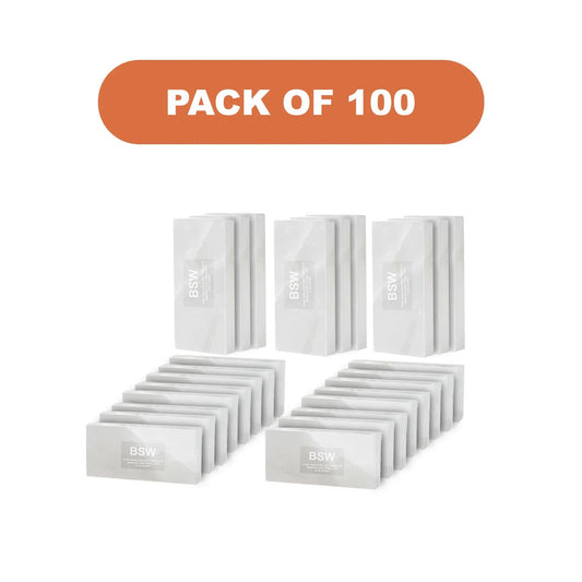 Himalayan White Salt Tiles 8" x 4" x 1"- Pack of 100