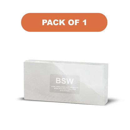 Himalayan White Salt Tile - 8" x 4" x 1" - Single