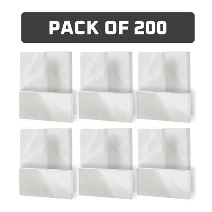 Himalayan White Salt Tiles 8" x 4" x 1"- Pack of 200