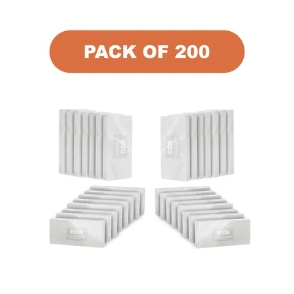 Himalayan White Salt Tiles 8" x 4" x 1"- Pack of 200