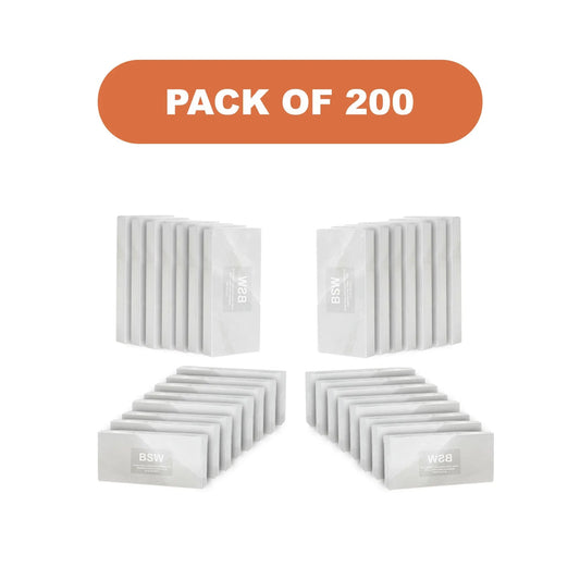 Himalayan White Salt Tiles 8" x 4" x 1"- Pack of 200