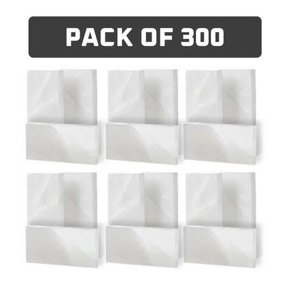 Himalayan White Salt Tiles 8" x 4" x 1"- Pack of 300