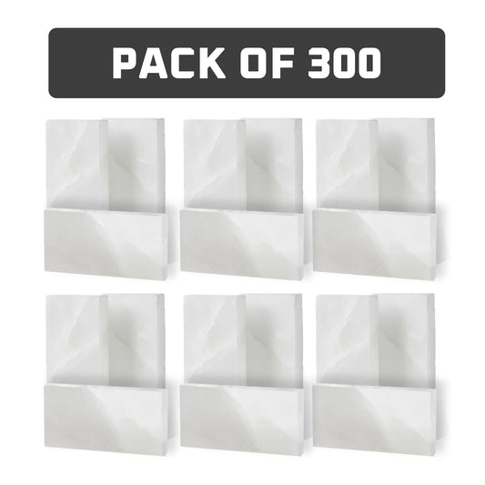 Himalayan White Salt Tiles 8" x 4" x 1"- Pack of 300
