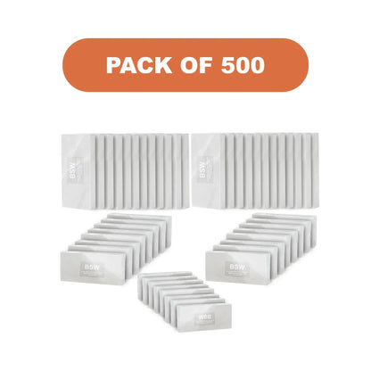 Himalayan White Salt Tiles 8" x 4" x 1"- Pack of 500