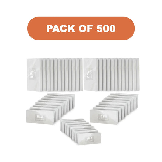Himalayan White Salt Tiles 8" x 4" x 1"- Pack of 500