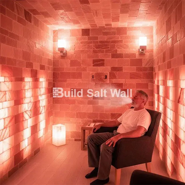 Himalayan Pink Salt Bricks 8" x 4" x 2" Pack of 10 With 1 Salt Adhesive