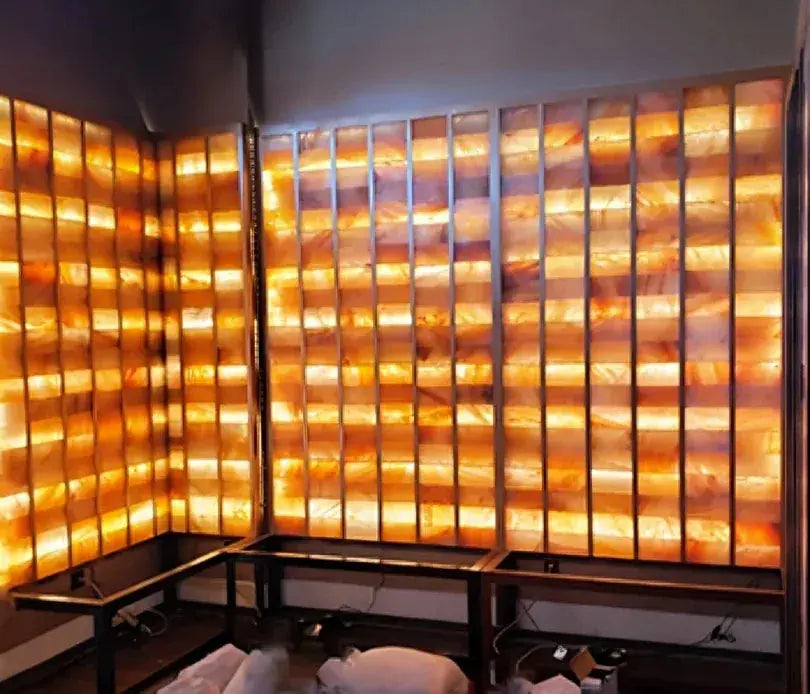 Himalayan Pink Salt Tiles - 8" x 4" x 1" Single