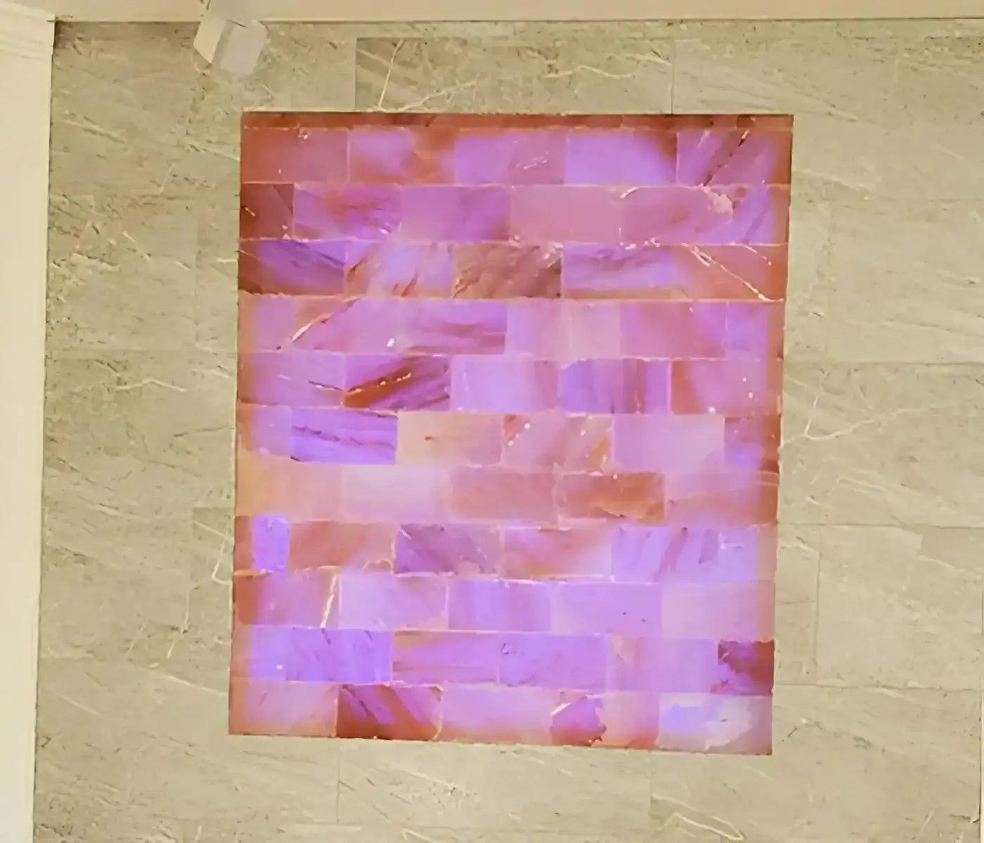 Himalayan Pink Salt Tiles - 8" x 4" x 1"- Pack 2