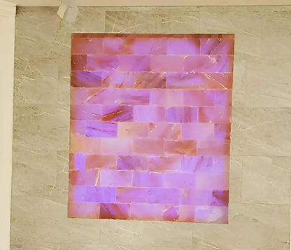 Himalayan Pink Salt Tiles - 8" x 4" x 1"- Pack 2